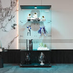 FLYMUHJIA 4-Shelf Tempered Glass Display Cabinet - Image 4