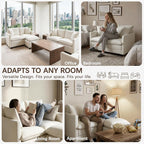 Loveseat Sofa, Comfy Chenille Small Couch - Image 6