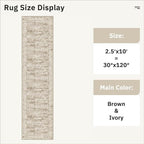 Soalmost Hallway Runner Rug 2'6"x10' Non-Slip Runners - Image 5