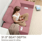 COMAX Convertible Sofa Bed Queen, Folding Fold Out Couch Bed, Floor Futon Couch - Image 7