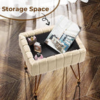 Greenstell Vanity Stool Chair Faux Fur - Image 6