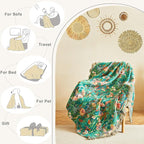 LUTBM Boho Throw Blanket for Bed Cotton Summer Blankets Twin Size for Bedroom - Image 5