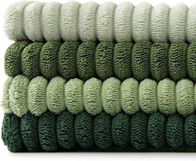 MIULEE Spring Green Decorative Throw Pillow Covers 24x24 Inch Set of 4 Boho - Image 8