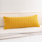 Aegero Corduroy Decorative Throw Pillow Covers 14x36 Inch Soft Striped Pillow by Unknown