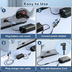 SWANPOW Battery Pack for Reclining Furniture, 2500mAh Universal Recliner - Image 6