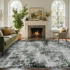 4x6 Ft Area Rugs for Living Room, Soft Non-Slip Washable Rugs Modern Abstract - Image 3