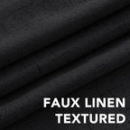 H.VERSAILTEX Linen Curtains 100% Blackout Curtains - Image 4