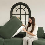 EASE MOOSE Oversized Sectional Modular Sofa, Deep Seat Modular Sectional Cloud - Image 6