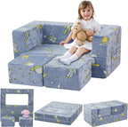 MeMoreCool Modular Kids Couch, Glow Play Toddler Couch by MeMoreCool
