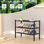 ROMGUAR CRAFT 3 Tier Bamboo Shoe Rack - Image 6