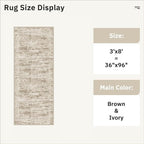 Soalmost Washable Kitchen Runner Rug 3x8 Hallway Entry Rugs Non-Slip, Foldable - Image 5