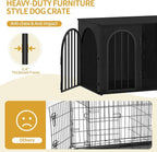 Hzuaneri 31.5'' Wooden Dog Crate Furniture, Indoor Dog Kennel Dogs Cage - Image 6