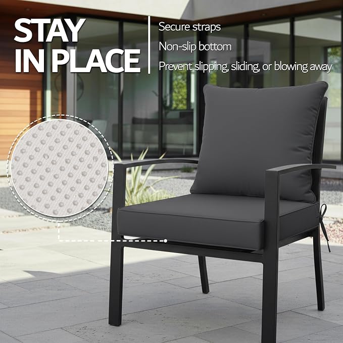 22x22 Inch Patio Chair Cushion - Image 5