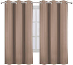 Cappuccino Blackout Curtains 42 x 63 Inch Length/Set of 2 Curtain - Image 2