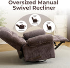 Oversized Swivel Rocker Recliner - Image 4