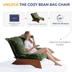 MAXYOYO Adjustable Living Room Chair, 3-Position Bean Bag Chair - Image 8