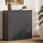 SICOTAS Buffet Cabinet with Storage Accent Sideboard Modern Credenza with Doors - Image 2