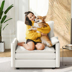 Vesgantti 40" Single Seat Sofa, Comfy Cloud Couch Deep Seat Upholstered Couch - Image 6