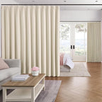 100 Inch Wide Curtains Drapes 95 Inches Long, Pinch Pleated Room Divider - Image 4