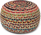REDEARTH · Round Pouf Ottoman - Image 8