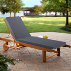 Chaise Lounge Cushion for Outdoor Furniture, Waterproof Fade and Tear Resistant - Image 9