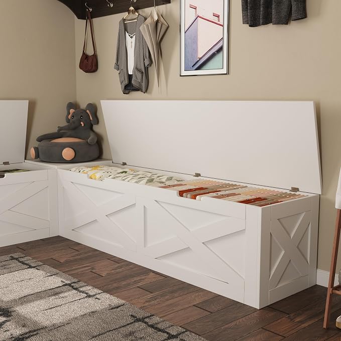 Bobve L-Shape Storage Bench - Image 6