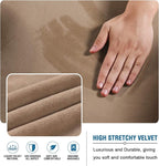 H.VERSAILTEX Real Velvet Futon Cover Armless Sofa Covers Sofa Bed Covers - Image 3