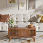 Lift Top Coffee Table with Hidden Compartment, Mid Century Modern Coffee Table - Image 7