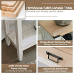 RUSTOWN Farmhouse Console Table - Image 5