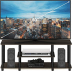 Furinno Turn-N-Tube No Tools 3D 3-Tier Entertainment TV Stand up to 50 inch TV - Image 3