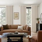 Extra Long 100% Blackout Linen Curtains - Image 9