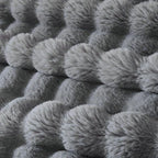 50x60 Inches Ultra-Soft Fuzzy Faux Fur Plush Throw Blanket - Image 5