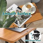 Simple Trending C Shaped End Table, Folding TV Tray Couch Side Table - Image 9