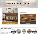 Knocbel Long Antique Entry Console Table - Image 10