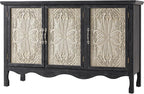 RoyalCraft Buffet Cabinet with Storage, Vintage Solid Wood Sideboard with 3 - Image 8