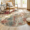 RELEANY Washable Round 8ft Area Rug by RELEANY