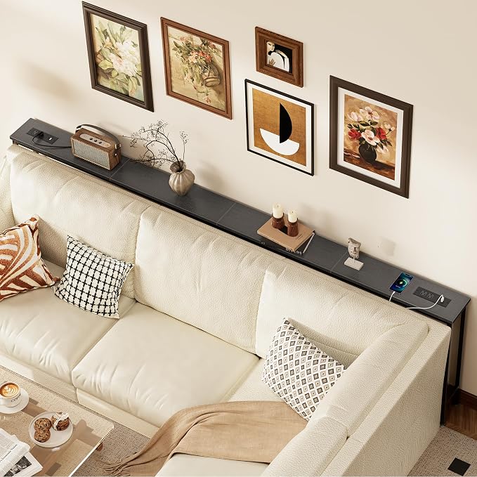 SUPERJARE 102.4 Inch Sofa Table - Image 2