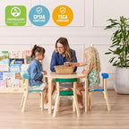 ECR4Kids Bentwood Table and Curved Back Chair Set, Kids Furniture, Contemporary - Image 6