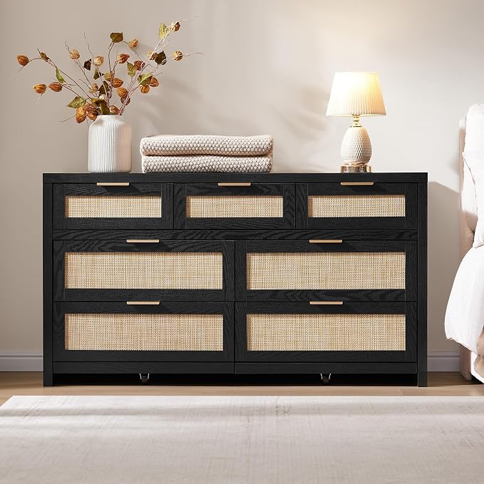 SICOTAS 7 Drawer Dresser for Bedroom, Large Chest of Drawers for Bedroom - Image 2