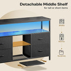 Huuger 47 Inch TV Stand Dresser - Image 5