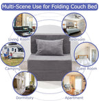 Folding Sofa Bed, 4 in 1 Convertible Sleeper Chair - Image 8