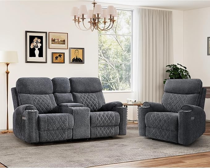 HAOMARKETS 2-Piece Power Recliner Sofa Set by HAOMARKETS