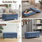45 Inch Large Storage Ottoman Bench - Image 7