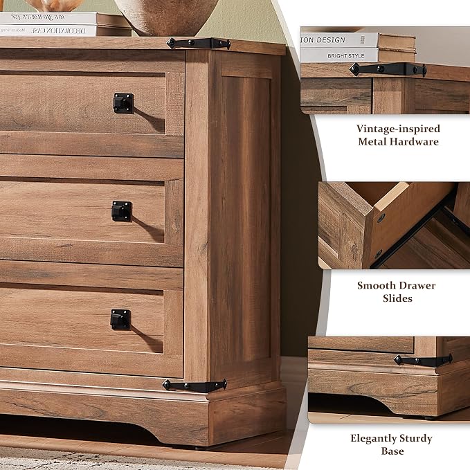 T4TREAM 32" Farmhouse Nightstand - Image 6