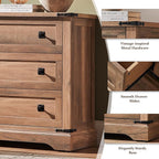 T4TREAM 32" Farmhouse Nightstand - Image 6