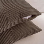 Fancy Homi 2 Packs Dark Brown Lumbar Decorative Throw Pillow Covers 14x24 Inch - Image 4