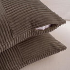 Fancy Homi 2 Packs Dark Brown Lumbar Decorative Throw Pillow Covers 12x20 Inch - Image 4