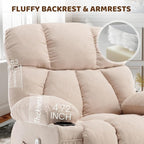 Massage Rocking Recliner Chair, Ergonomic Recliners Sofa - Image 4