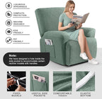 Timeles Recliner Covers Extra Wide Recliner Chair Cover Reclining Sofa - Image 3