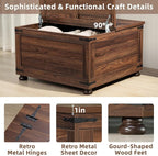 Joaxswe Farmhouse Coffee Table - Image 4